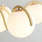 Jaelston 6-Globe Bouquet Chandelier in Cream – Detail