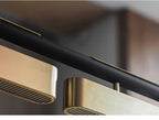 Cavero Linear Pendant Light – Brushed Brass Hardware Detail