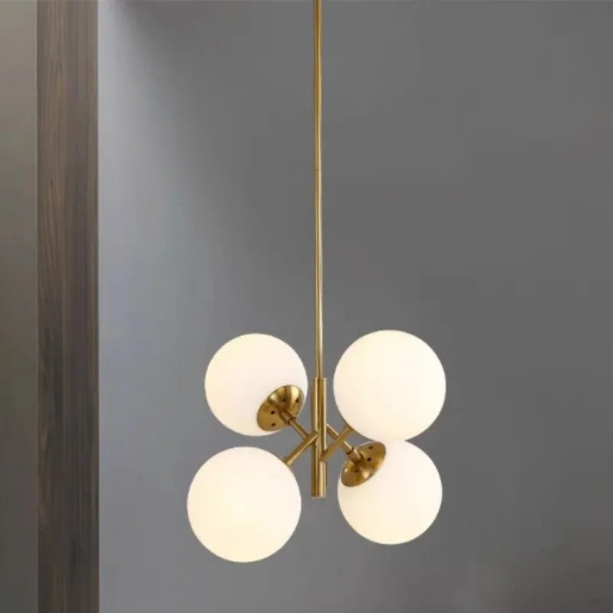 Brass Cluster Glass Sphere Pendant Orvelo – Product Detail 5