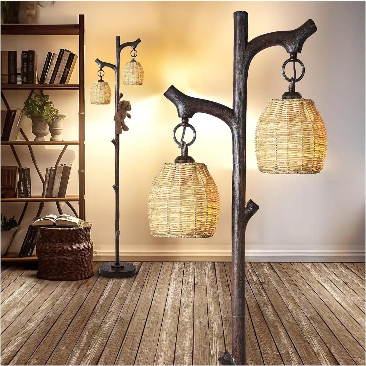Anchorix Branch Floor Lamp — Dark Bronze