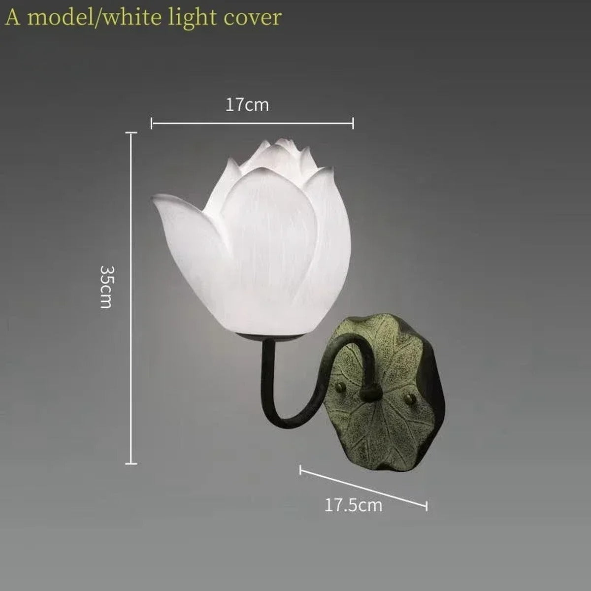 Sculptural Resin Wall Sconce Ethereon – Product Detail 7