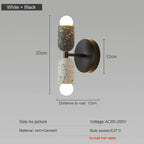 Dual Cement Cylinder Wall Sconce – Kvrix – Product Detail 8