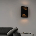 Carved Diagonal Aperture Stone Wall Sconce – Ioluxen – Product Detail 6