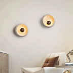 Travertine Eclipse Wall Sconce - Eclyra - view 5