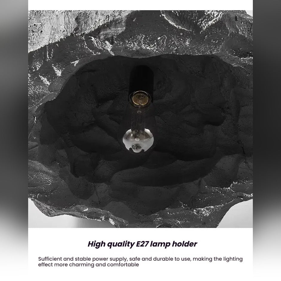 Nordic Rock Pendant Light Bvaelorn – E27 Socket Detail