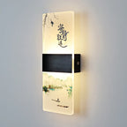 Chinese Ink Art Backlit Wall Sconce – Chinori – Product Detail 13