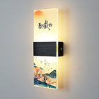 Chinese Ink Art Backlit Wall Sconce – Chinori – Product Detail 9