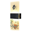 Chinese Ink Art Backlit Wall Sconce – Chinori – Spring Blossom Motif