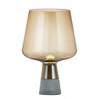 Smoked Glass & Concrete Base Table Lamp – Conrath – Product Detail 7