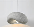 Sculptural Stone Cloud Pendant Light Velaro – Light Grey