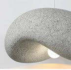 Sculptural Stone Cloud Pendant Light Velaro – Texture Detail