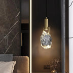 Raw Crystal Rock Pendant Light – Barlux – Lifestyle View 2