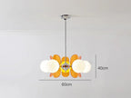 Organic Sculptural Acrylic Chandelier Caelobeans