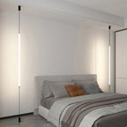 Slim Vertical LED Tube Pendant Light – Serenthis – Lifestyle View 3