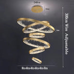 Modern Chandelier Mevon — 80×60Cmx40×60Cmx40×30Cm