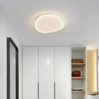 Organic Pebble Flush Ceiling Light – Veilora – Lifestyle View 2
