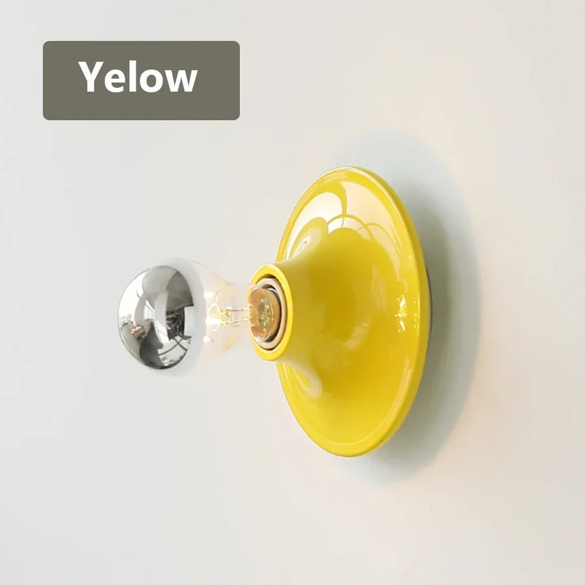 Selvara wall sconce - Yellow