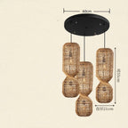 Chandelier Helion — Round 3 head H 55cm