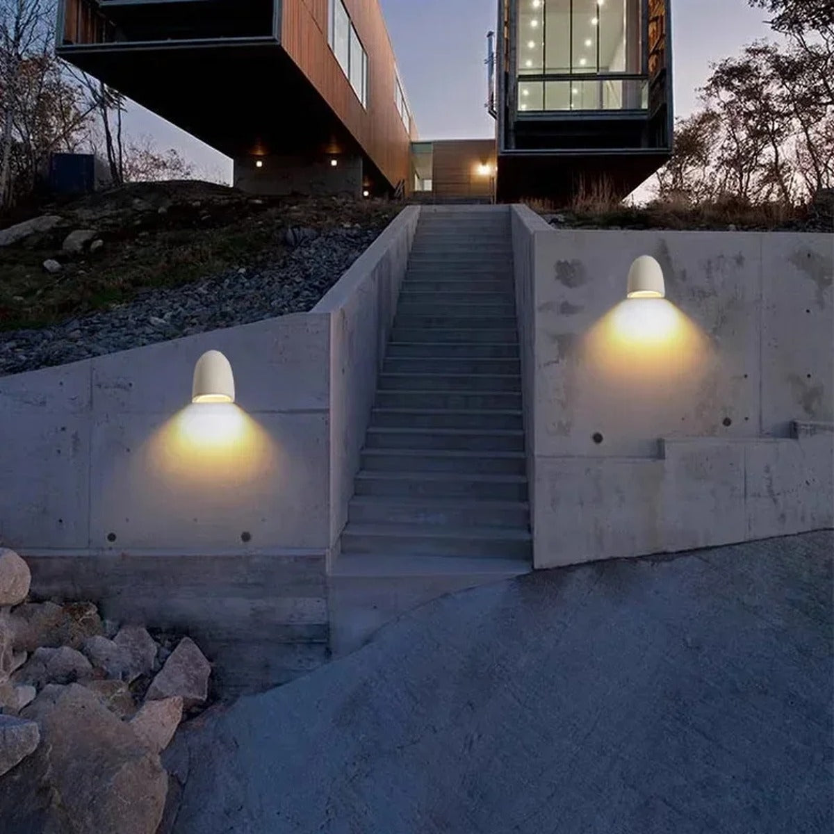 Sandstone Dome LED Wall Sconce – Poolven – Product Detail 5