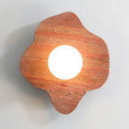 Organic Stone Petal Wall Sconce – Mvoreth – Hero Shot