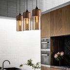 Nordic Wood & Glass Pendant Light – Qolux – Product Detail 5