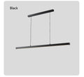 Slim LED Linear Bar Pendant Light – Zenithon – Black Finish