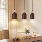 Nordic Wood & Stone Pendant Light – Belston – Hero Shot