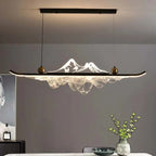 Mountain Landscape LED Linear Pendant – Ievorn – Lifestyle View 3