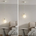 Luniva pendant light — adjustable cord length comparison