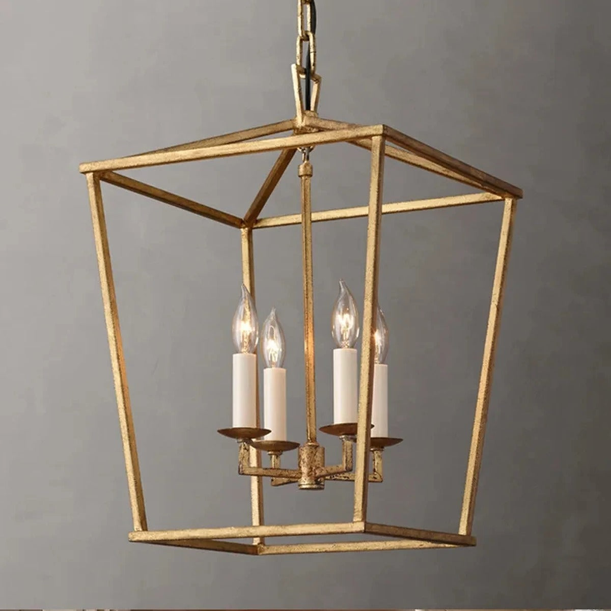 Heritage Lantern Cage Chandelier – Daelston – Hero Shot