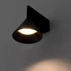 Angled Cone Textured Wall Sconce – Elrovan – Lifestyle View 2