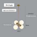 Brass Cluster Glass Sphere Pendant Orvelo – Product Detail 7