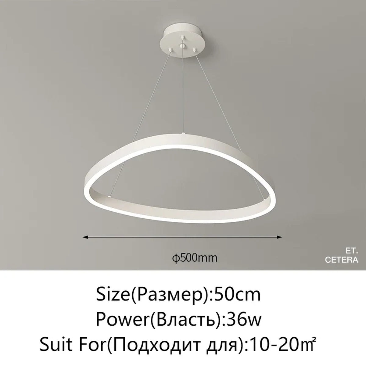 Celestial Ring LED Chandelier Lumara – Product Detail 9