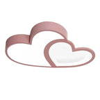 Double Heart LED Flush Ceiling Light – Coralith – Product Detail 7