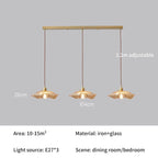 Scalloped Glass Flower Pendant Light Florivex – Product Detail 16