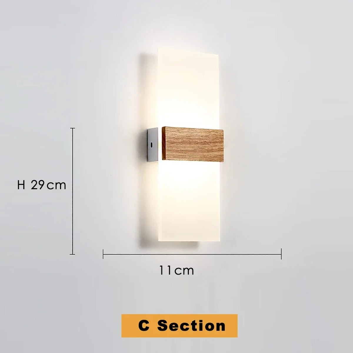 Modern Wall Sconce Solion — Autumn Maple