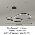 Celestial Ring LED Chandelier Lumara – Product Detail 12