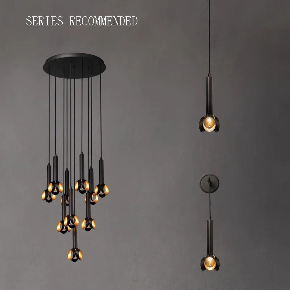 Petal Globe Pendant & Chandelier System – Loleth – Lifestyle View 3