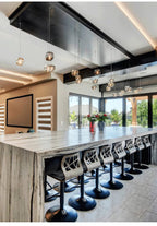 Crystalline Cascade Pendant Light Harvix - Kitchen Island Linear Cluster
