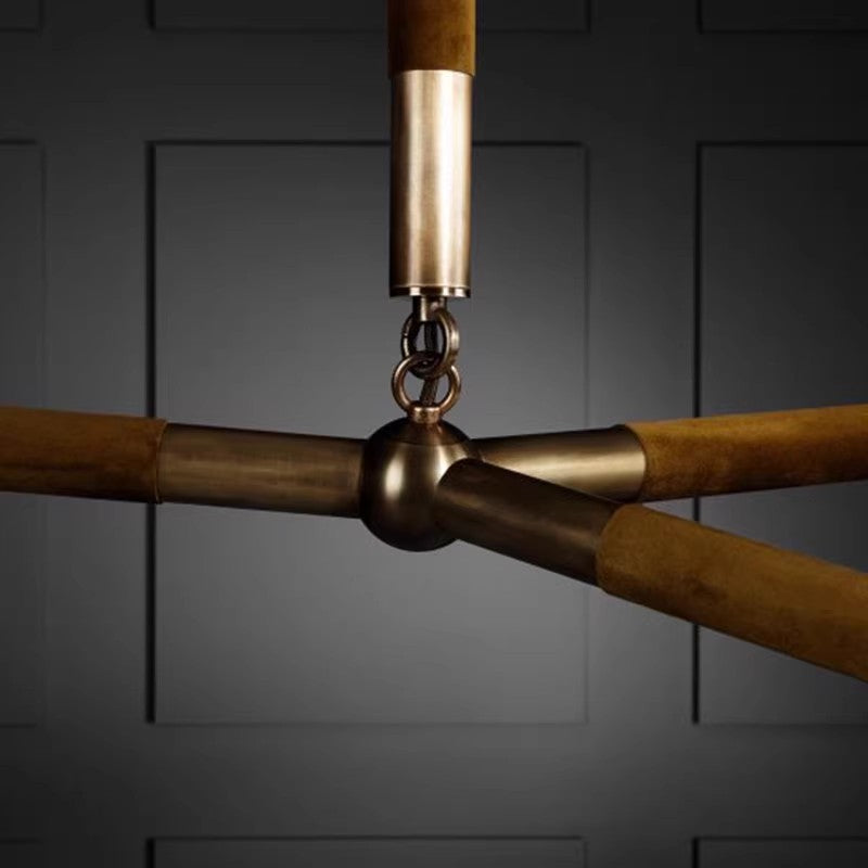 Sculptural Brass Branch Chandelier – Vevaris