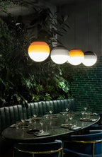 Ombré Glass Sphere Pendant Light – Olvinex – Lifestyle View 3