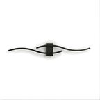 Sculptural Iron Wall Sconce Forlan – Black Finish, Studio Detail