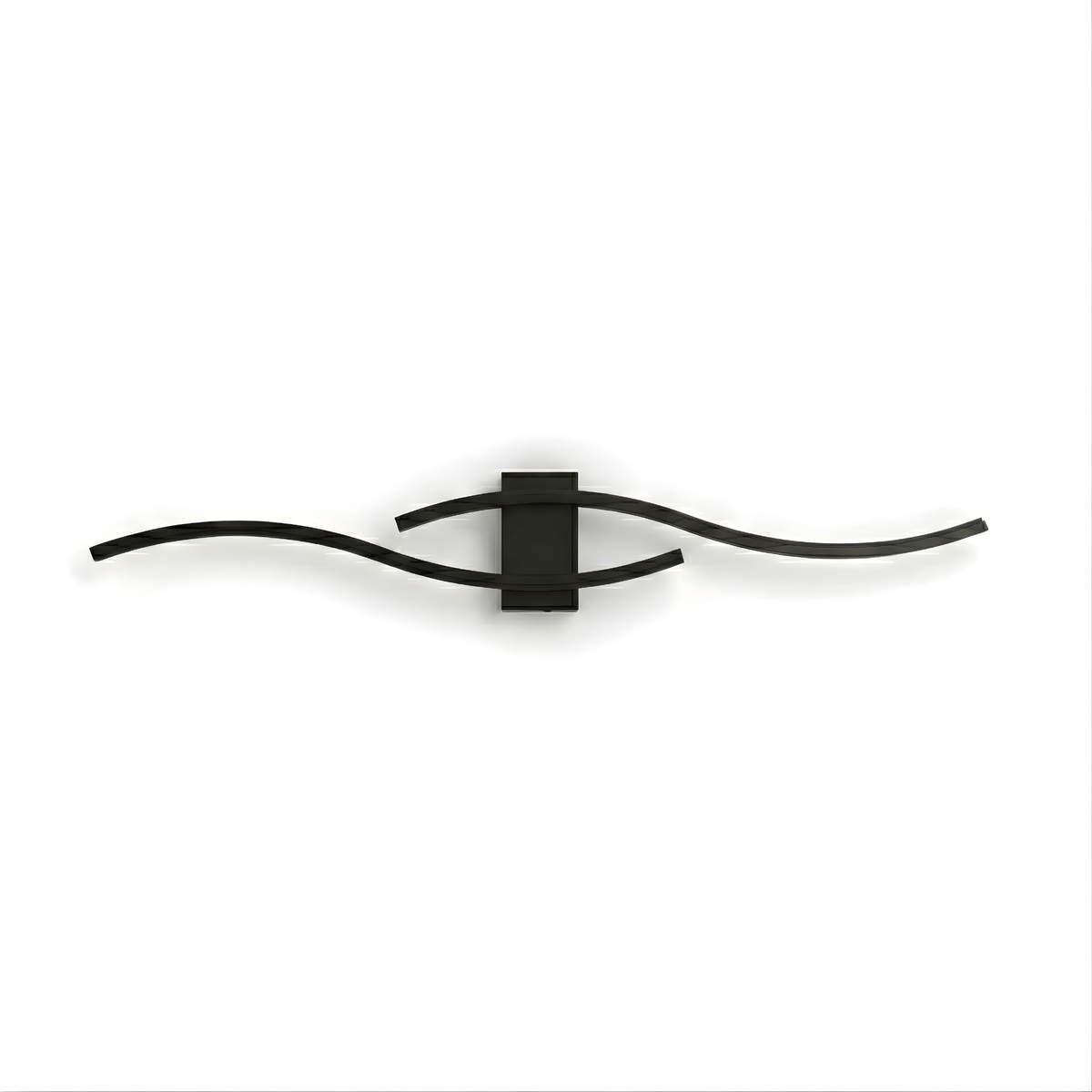 Sculptural Iron Wall Sconce Forlan – Black Finish, Studio Detail
