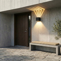 Minimalist Aluminum Square Outdoor Light Valorin – Lifestyle View 2