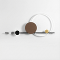 Sculptural Orbit LED Wall Sconce Ambrix – 95 cm, Coffee Finish