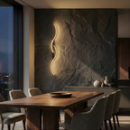 Serpentine Wave Aluminum LED Wall Sconce Aspira – Lifestyle View 2