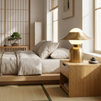 Opaline Glass Dome Bedside Lamp Glowveil – Lifestyle View 2