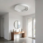 Sculptural Pebble Aluminum Ceiling Light Calvion – Entrance Hallway View