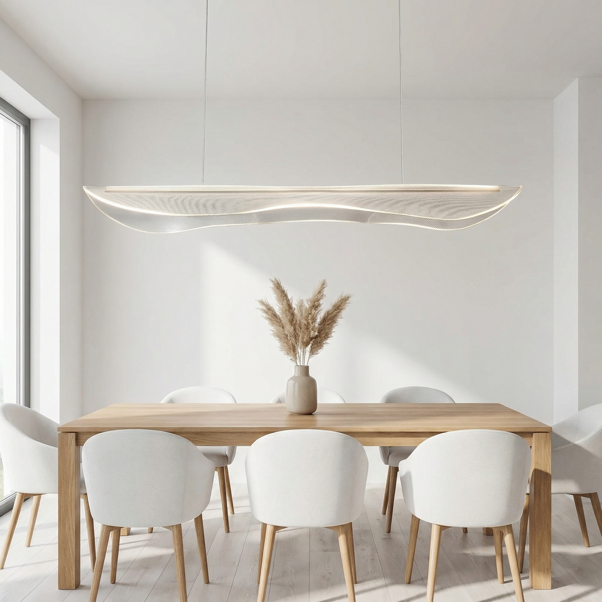 Minimalist Linear Aluminum Pendant Light Stelvox – Product Detail 8