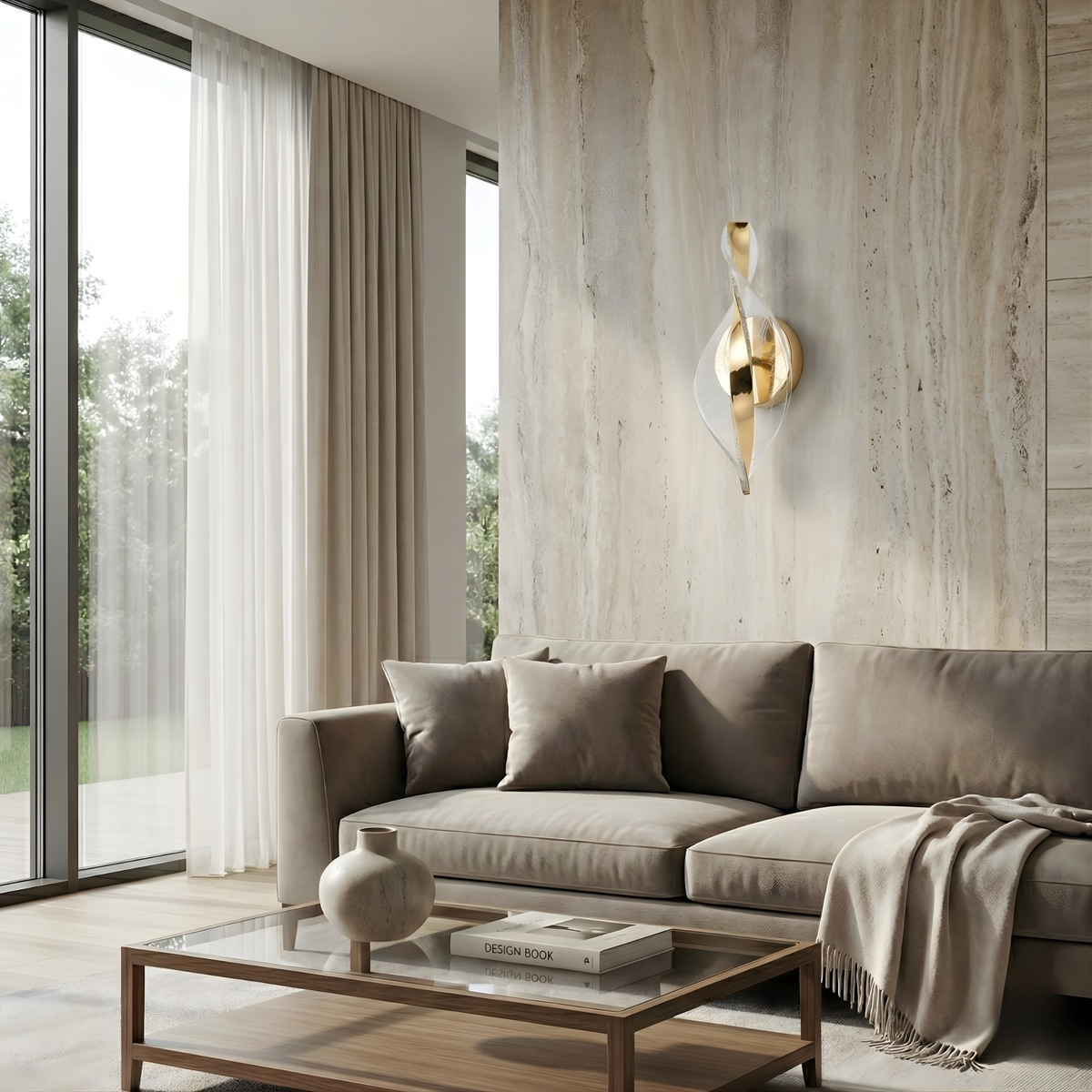 Organic Acrylic Cloud Wall Sconce Binora – Product Detail 10